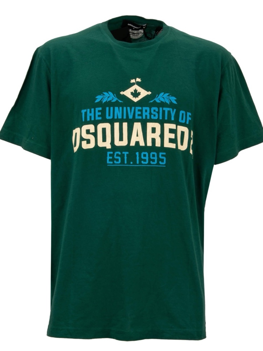 DSQUARED2 Dark Green Graphic 'The University of Dsquared' Tee